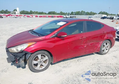 2011 Hyundai Elantra Limited (Ulsan Plant) from USA, damaged, VIN KMHDH4AE2BU115802
